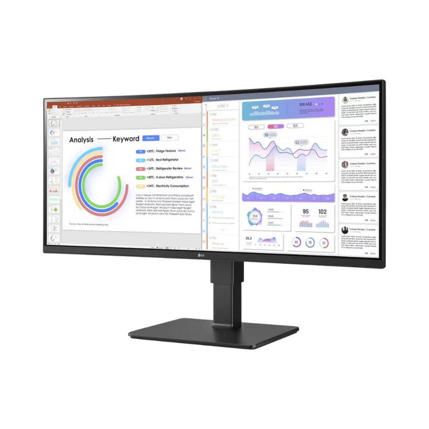 LG UltraWide 34BQ77QE-B 34" 21:9 60Hz 1440p HDR IPS Curved Monitor — Being Shipped