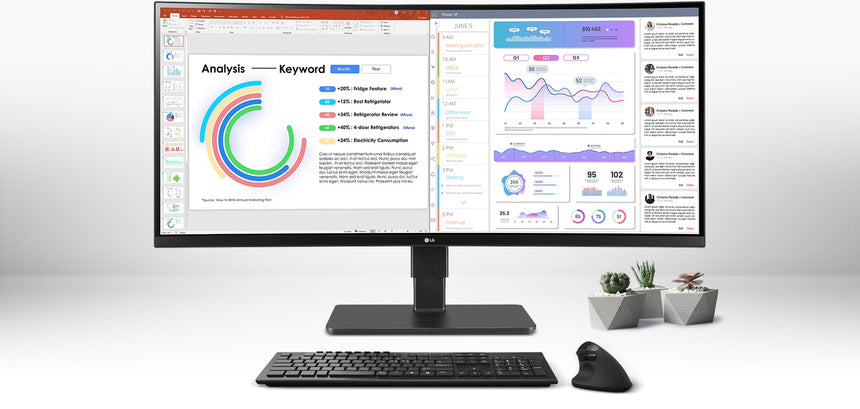LG UltraWide 34BQ77QE-B 34" 21:9 60Hz 1440p HDR IPS Curved Monitor — Being Shipped