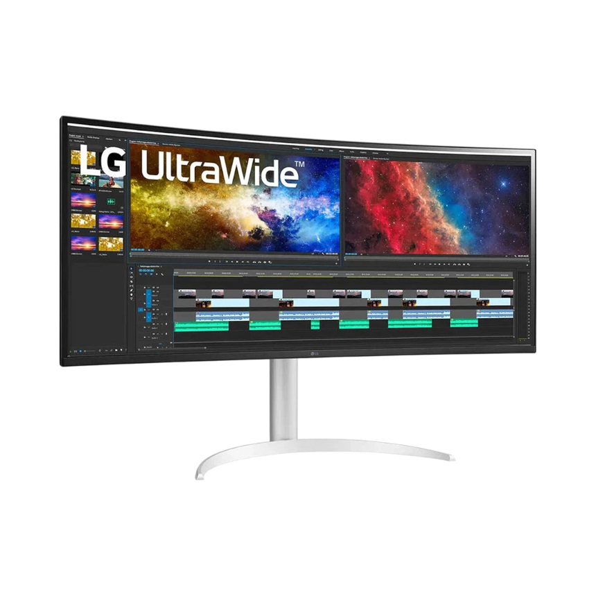 LG 38BP85C-W 37.5" 21:9 60Hz FreeSync 4K IPS Curved Monitor (Black & White) — Being Shipped