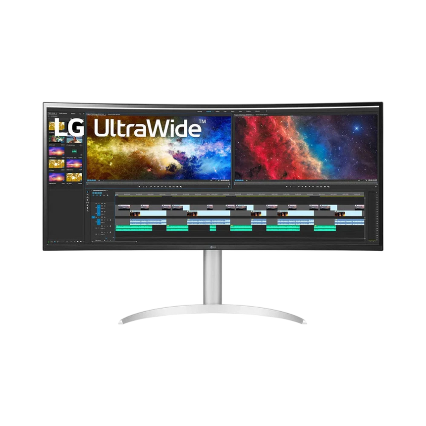 LG 38BP85C-W 37.5" 21:9 60Hz FreeSync 4K IPS Curved Monitor (Black & White) — Being Shipped