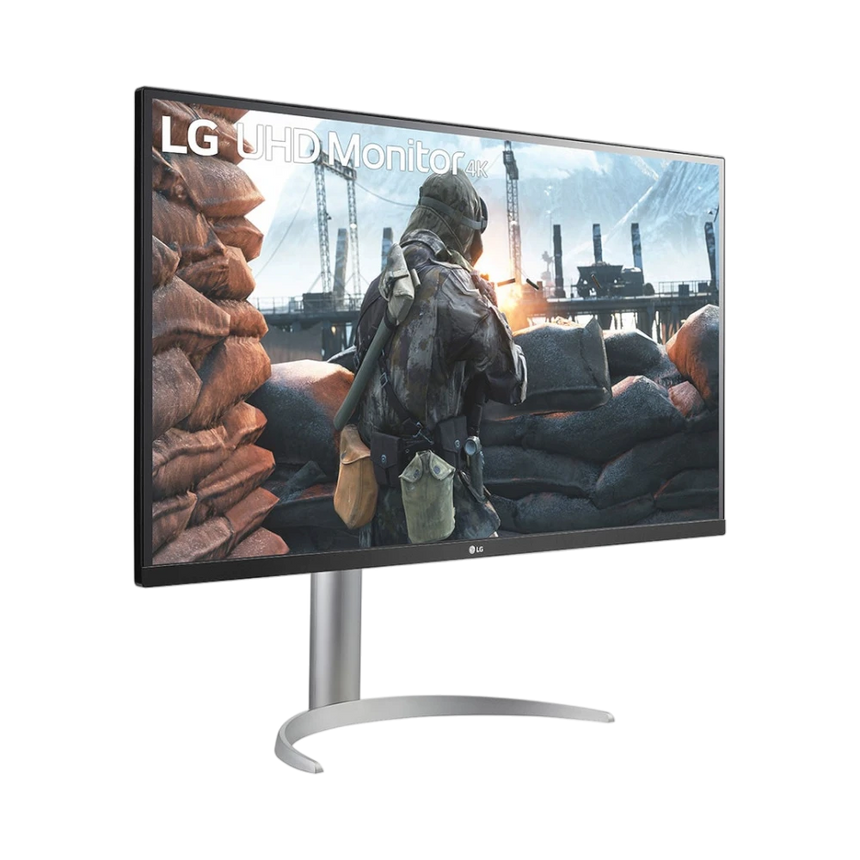 LG 27BP55U-B 27" 16:9 60Hz FreeSync 4K UHD HDR IPS Monitor (White/Black/Silver) — Being Shipped