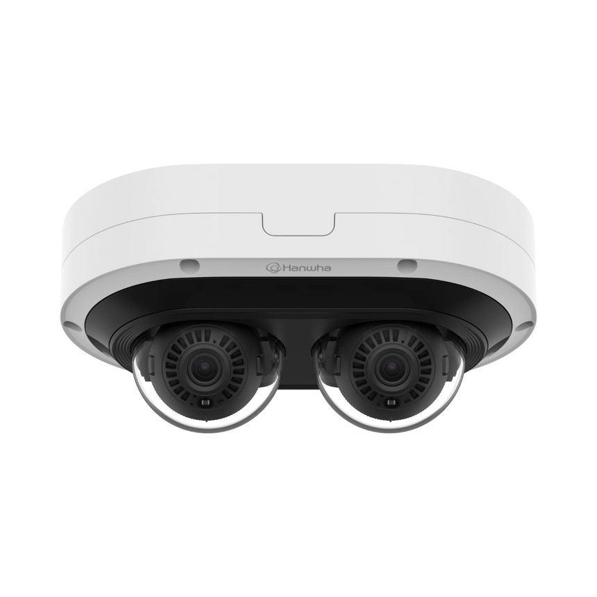 Hanwha Vision PNM-12082RVD 6MP 2-Sensor Outdoor Multidirectional Network Dome Camera with Night Vision — Being Shipped