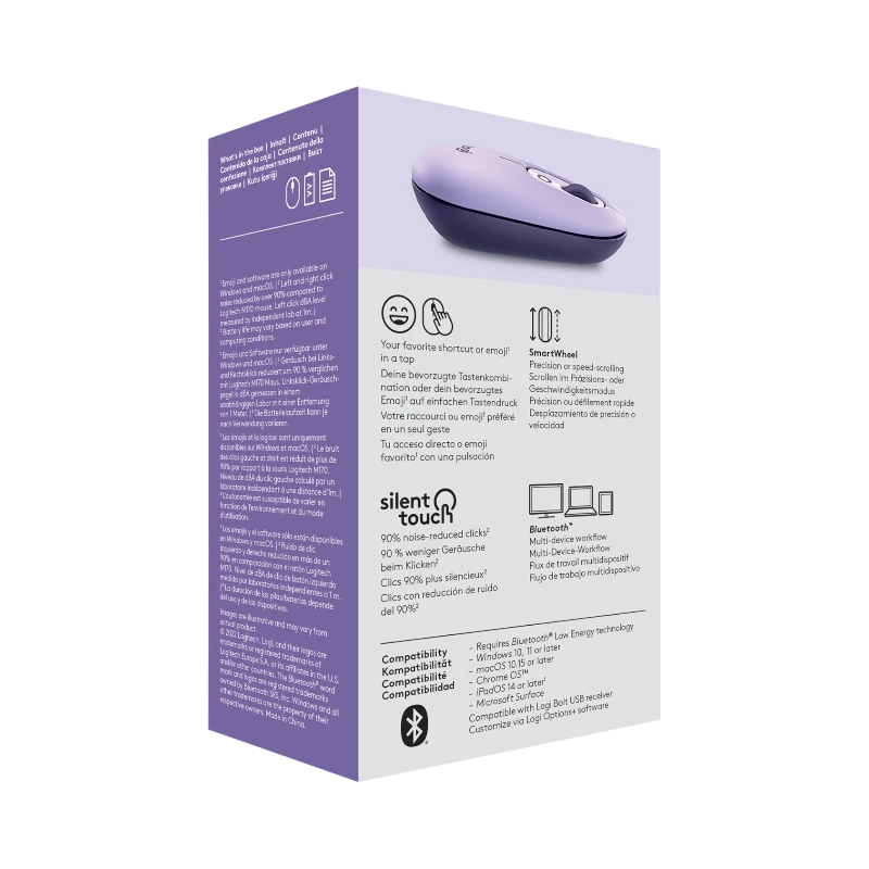 Logitech POP Silent Wireless Bluetooth Mouse (Cosmos) — Being Shipped