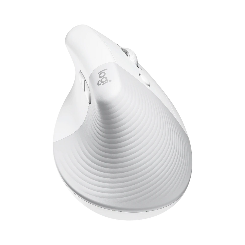 Logitech Lift for Mac Vertical Ergonomic Wireless Mouse (Off-White) — Being Shipped