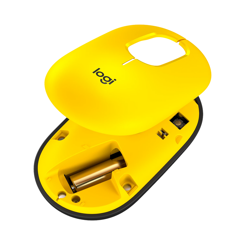 Logitech POP Silent Wireless Bluetooth Mouse (Blast Yellow) — Being Shipped