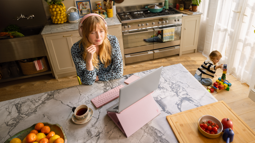 Logitech Casa Pop-Up Desk (Bohemian Blush) — Being Shipped