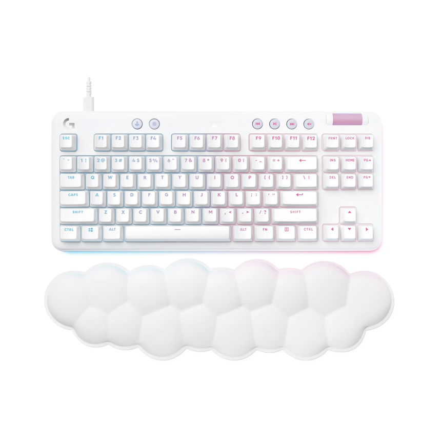 Logitech G G713 Mechanical Gaming Keyboard (White Mist, GX Red Switches) — Being Shipped