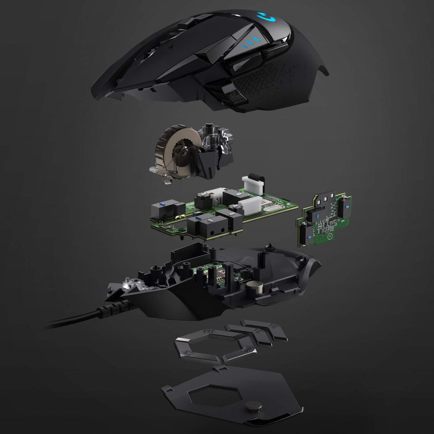 Logitech G G502 HERO Gaming Mouse (Black) — Being Shipped