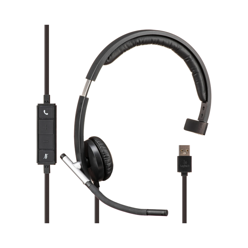 Logitech H650e USB Wired Headset (Mono) — Being Shipped