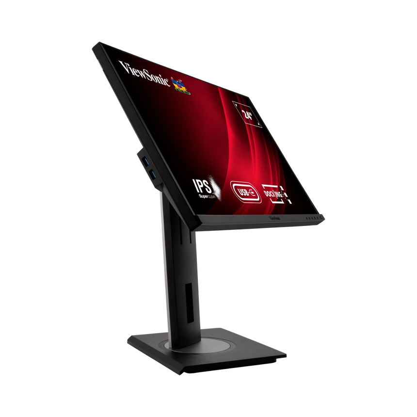 ViewSonic VG2456 24" Docking Monitor featuring USB Type-C and Ethernet — Being Shipped