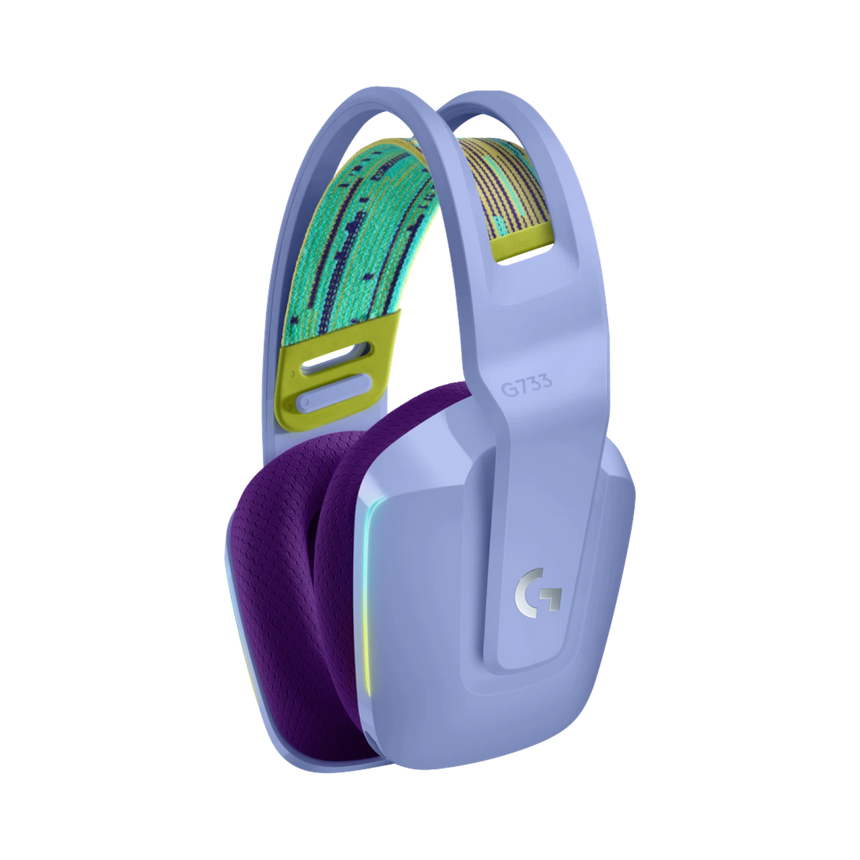 Logitech G G733 LIGHTSPEED Wireless RGB Gaming Headset (Lilac) — Being Shipped