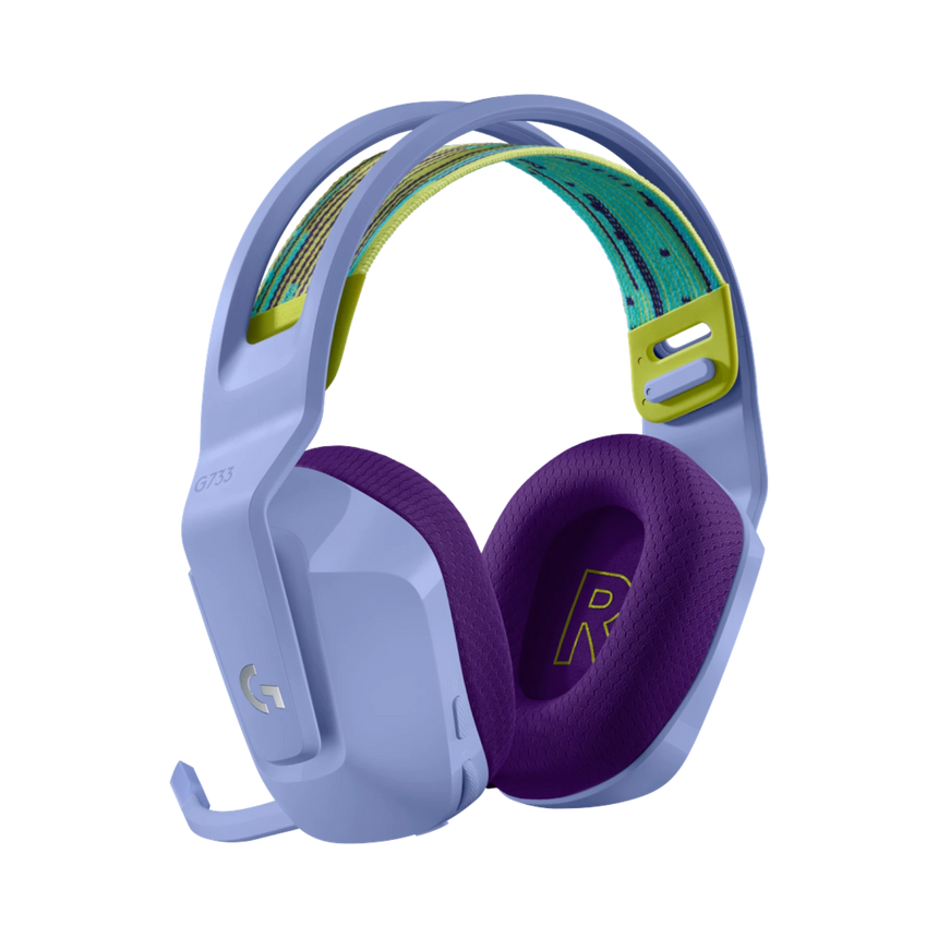Logitech G G733 LIGHTSPEED Wireless RGB Gaming Headset (Lilac) — Being Shipped