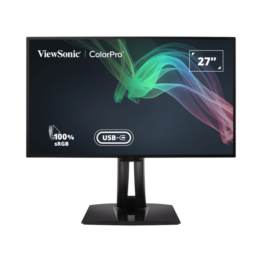 ViewSonic VP2768a-4K 27" 4K UHD Pantone Validated 100% sRGB Monitor with Docking Station Design — Being Shipped