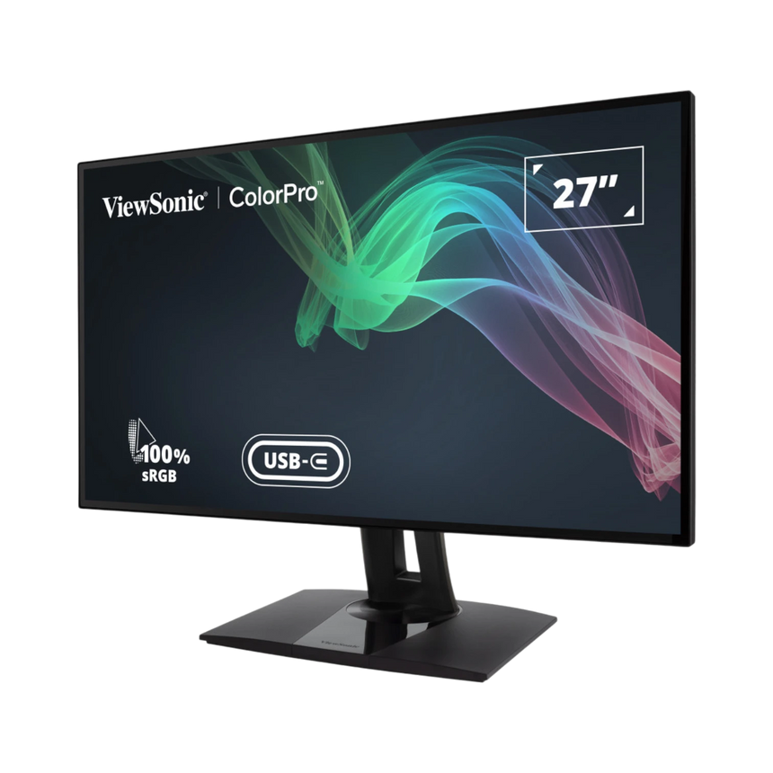 ViewSonic VP2768a-4K 27" 4K UHD Pantone Validated 100% sRGB Monitor with Docking Station Design — Being Shipped
