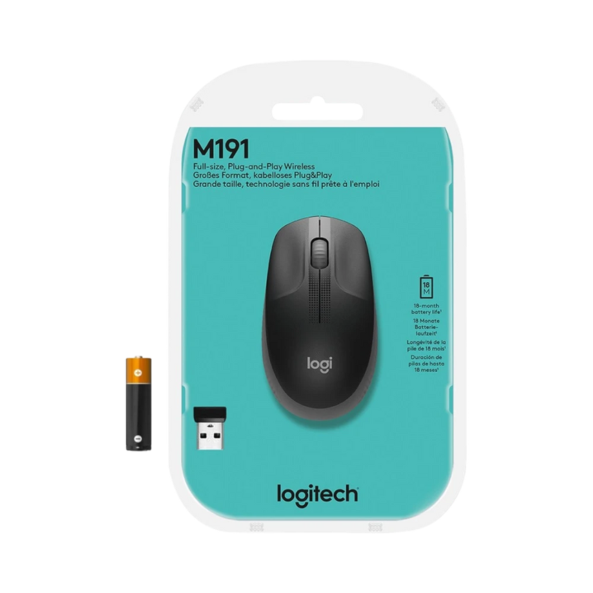 Logitech M190 Wireless Optical Ambidextrous Mouse — Being Shipped