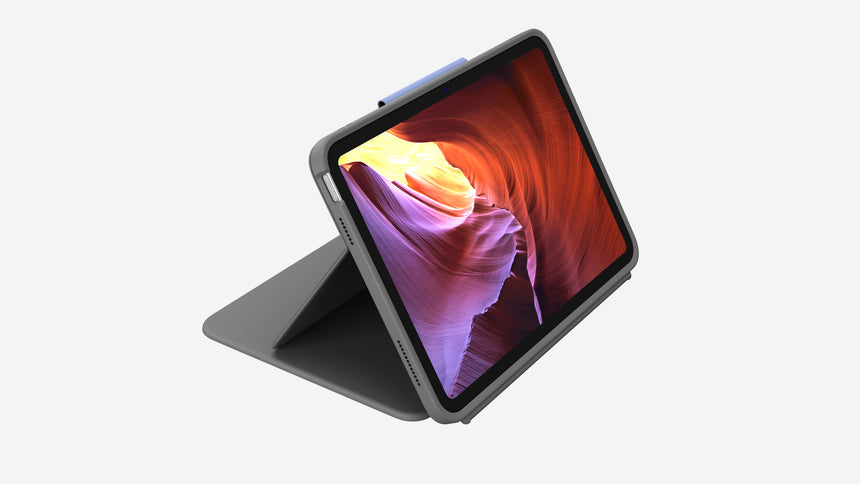 Logitech Rugged Folio Protective Keyboard Case for 10.2" iPad 7/8/9th Gen (Graphite) — Being Shipped