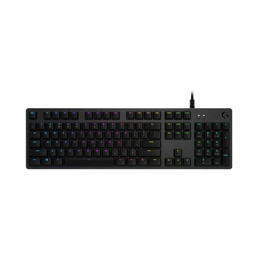 Logitech Gaming G512 Wired Mechanical Keyboard (GX Brown Switches, Carbon) — Being Shipped