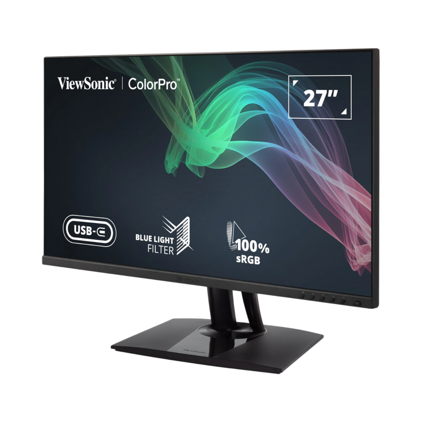 ViewSonic VP2756-2K 2K QHD Pantone Validated 100% sRGB & Factory Pre-Calibrated Monitor with 60W USB-C — Being Shipped