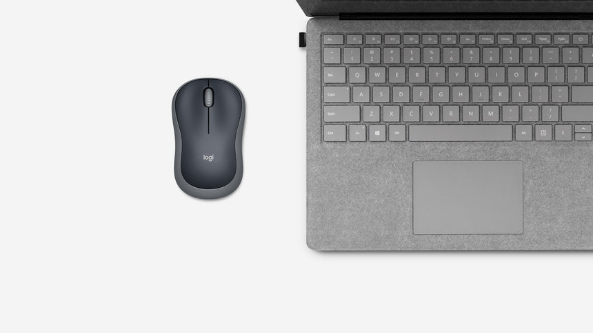 Logitech M185 Wireless Mouse (Swift Gray) — Being Shipped