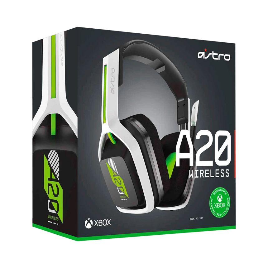 Logitech ASTRO Gaming A20 Wireless Gaming Headset for Xbox (Black/White/Green) — Being Shipped