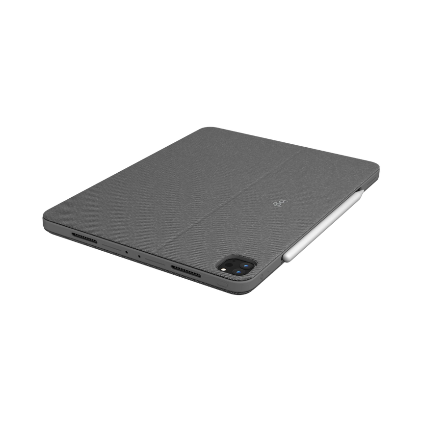Logitech Combo Touch Backlit Keyboard Case for Apple 12.9" iPad Pro 5th & 6th Gen (Oxford Gray) — Being Shipped