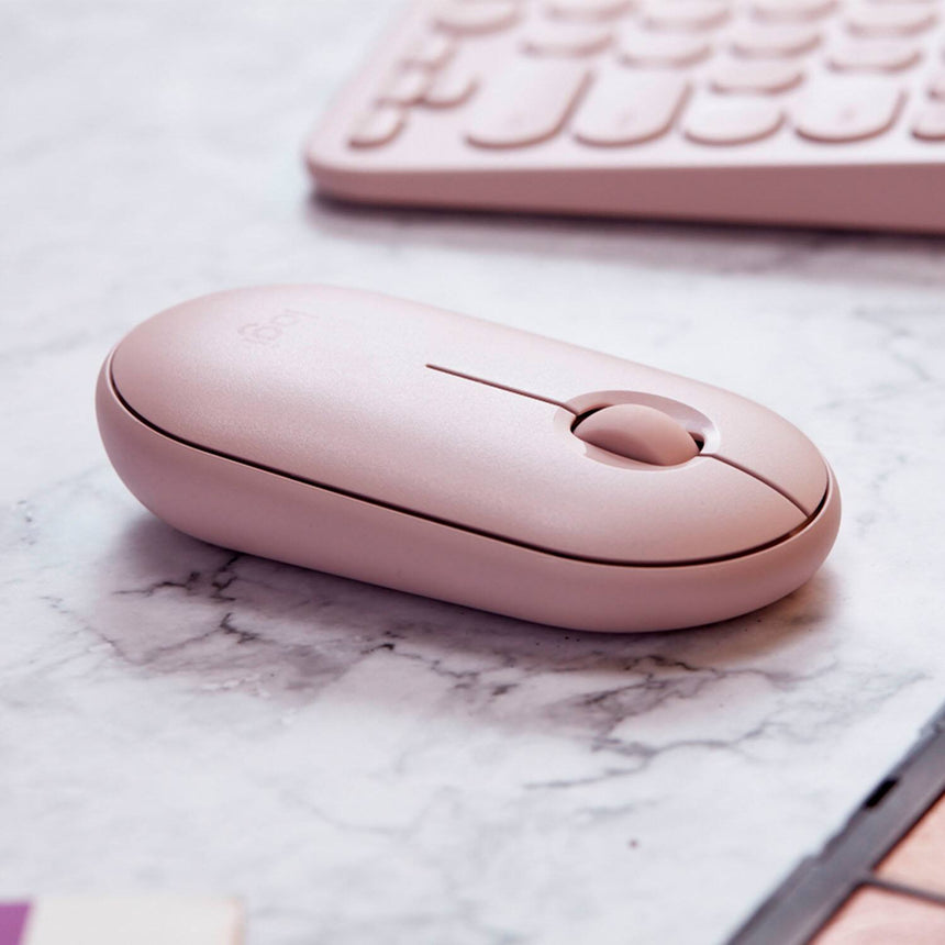 Logitech Pebble M350 Wireless Mouse (Rose) — Being Shipped