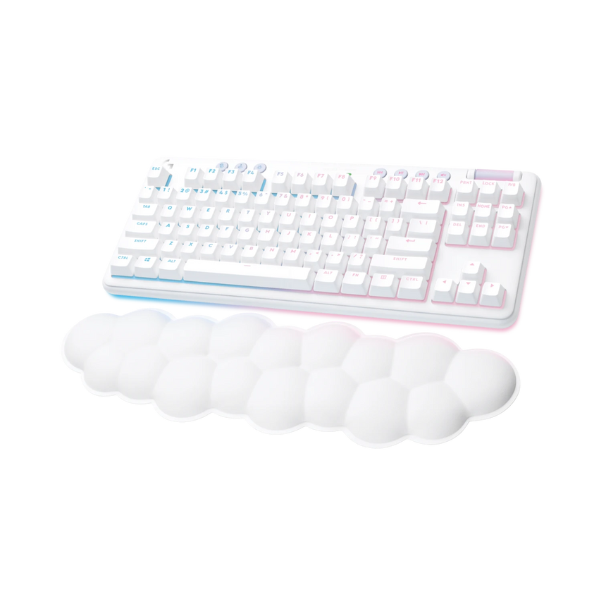 Logitech G G715 LIGHTSPEED Wireless Mechanical Gaming Keyboard (White Mist, GX Blue Switches) — Being Shipped
