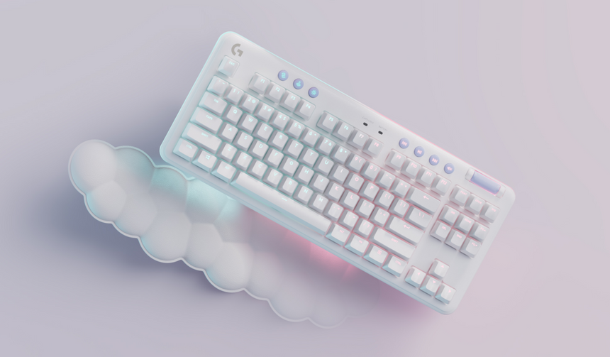 Logitech G G715 LIGHTSPEED Wireless Mechanical Gaming Keyboard (White Mist, GX Blue Switches) — Being Shipped