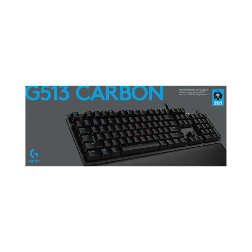 Logitech G513 RGB Wired Gaming Mechanical Keyboard (Palmrest, GX Brown Switches) — Being Shipped