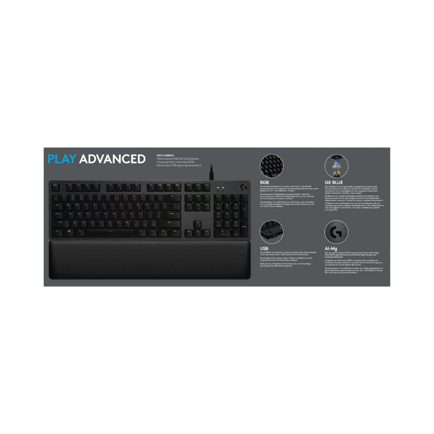 Logitech G513 RGB Wired Gaming Mechanical Keyboard (Palmrest, GX Brown Switches) — Being Shipped