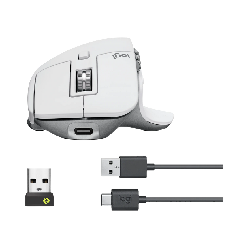Logitech MX Master 3S Wireless Mouse (Pale Gray) — Being Shipped