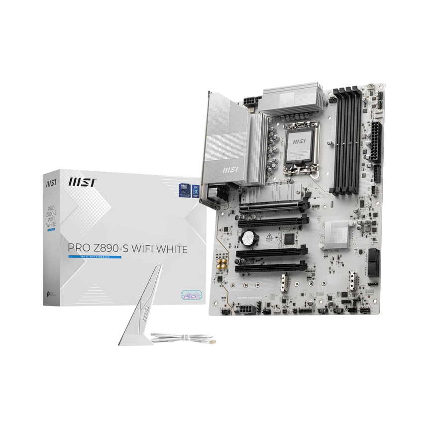 MSI PRO Z890-S WIFI WHITE LGA 1851 ATX Motherboard — Being Shipped