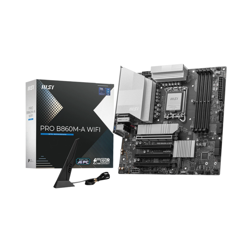 MSI PRIME B860M-A WIFI-CSM LGA 1851 M-ATX Motherboard — Being Shipped