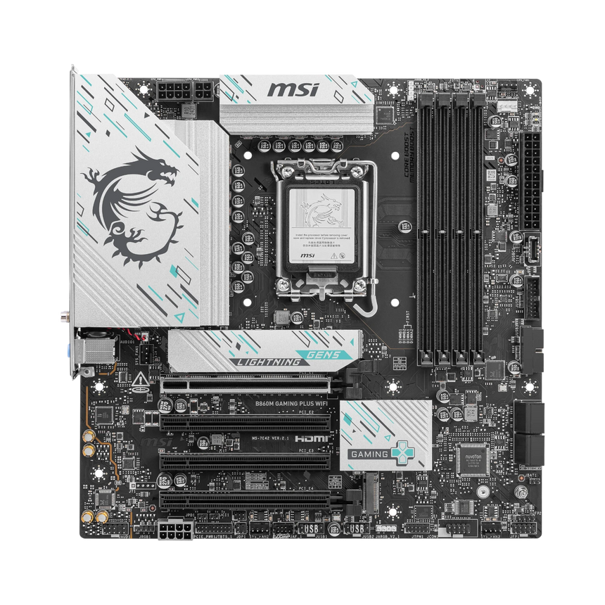 MSI B860M GAMING PLUS WIFI LGA 1851 Micro-ATX Motherboard — Being Shipped