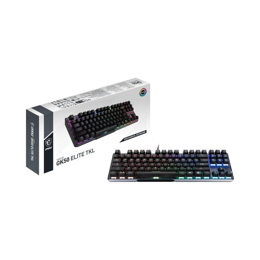 MSI VIGOR GK50 ELITE LL Gaming Keyboard (Kailh Blue Switches) — Being Shipped