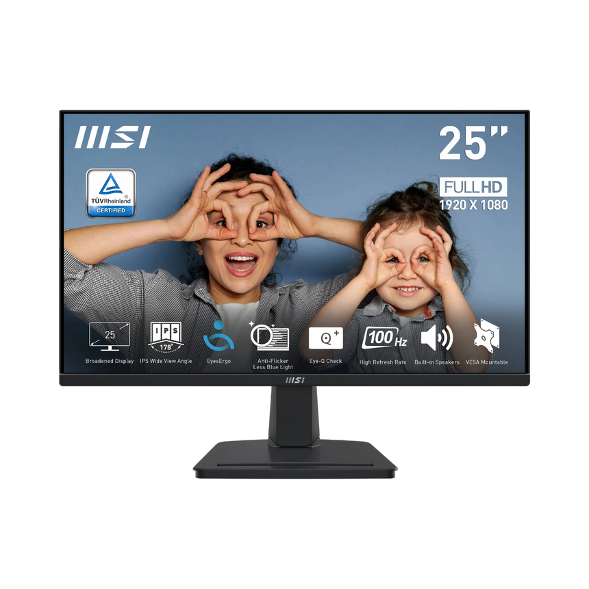 MSI PRO MP251 24.5" 16:9 100Hz FHD IPS Monitor (Black) — Being Shipped
