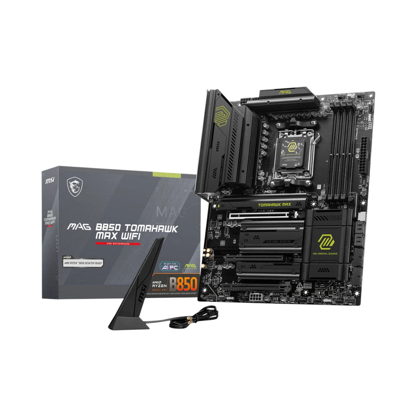 MSI MAG B850 TOMAHAWK MAX WIFI AM5 ATX Motherboard — Being Shipped