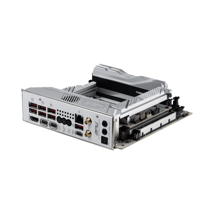 MSI MPG Z890I EDGE TI WIFI LGA 1851 Mini-ITX Motherboard (White) — Being Shipped