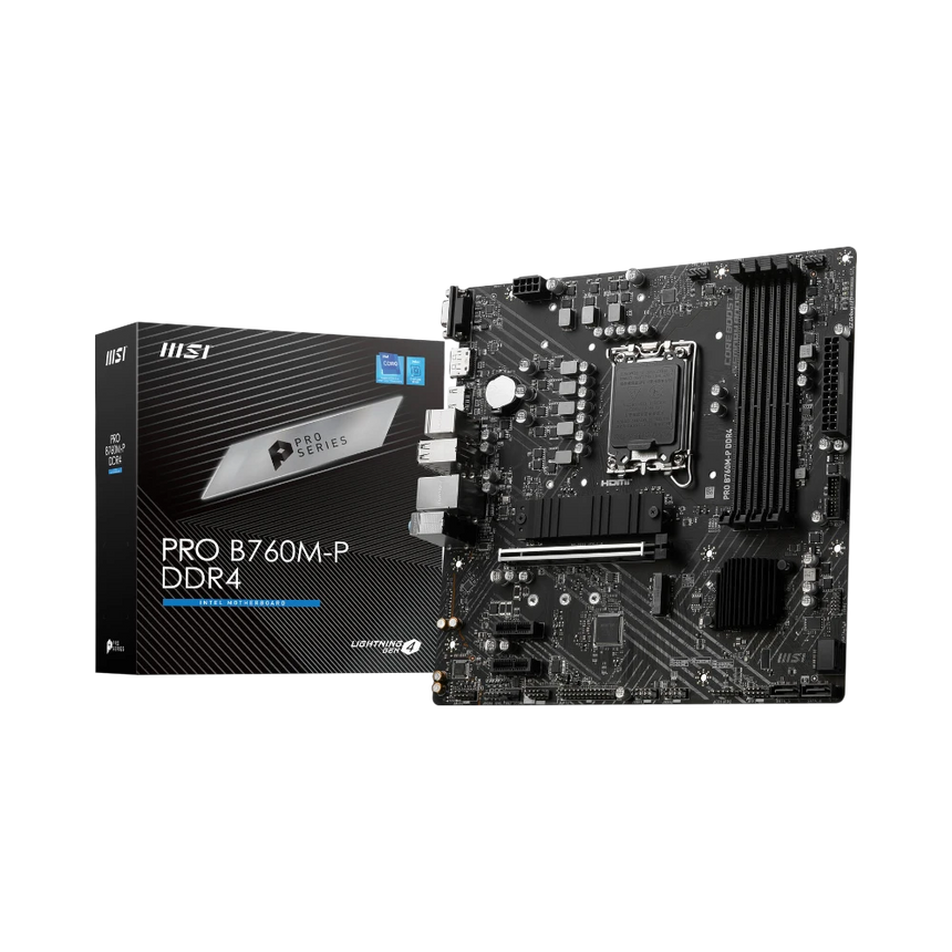 MSI PRO B760M-P DDR4 LGA 1700 Micro-ATX Motherboard — Being Shipped