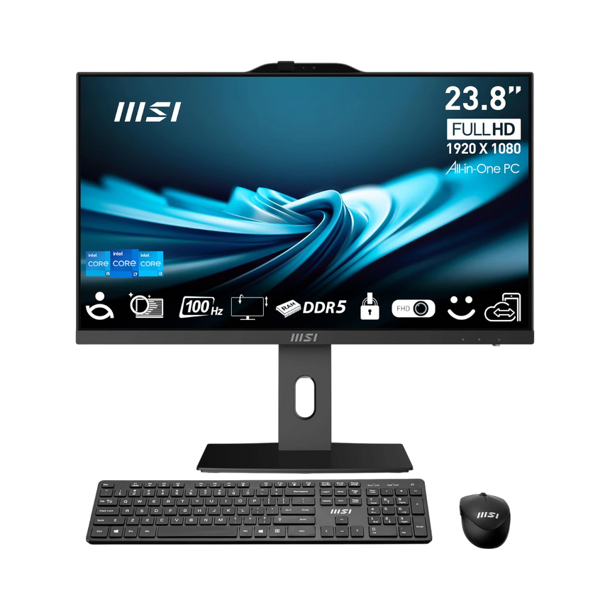 MSI PRO AP242P 14M 23.8" All-in-One Desktop Computer, Intel Core i5-14400, 8GB DDR5 RAM, 1TB SSD — Being Shipped