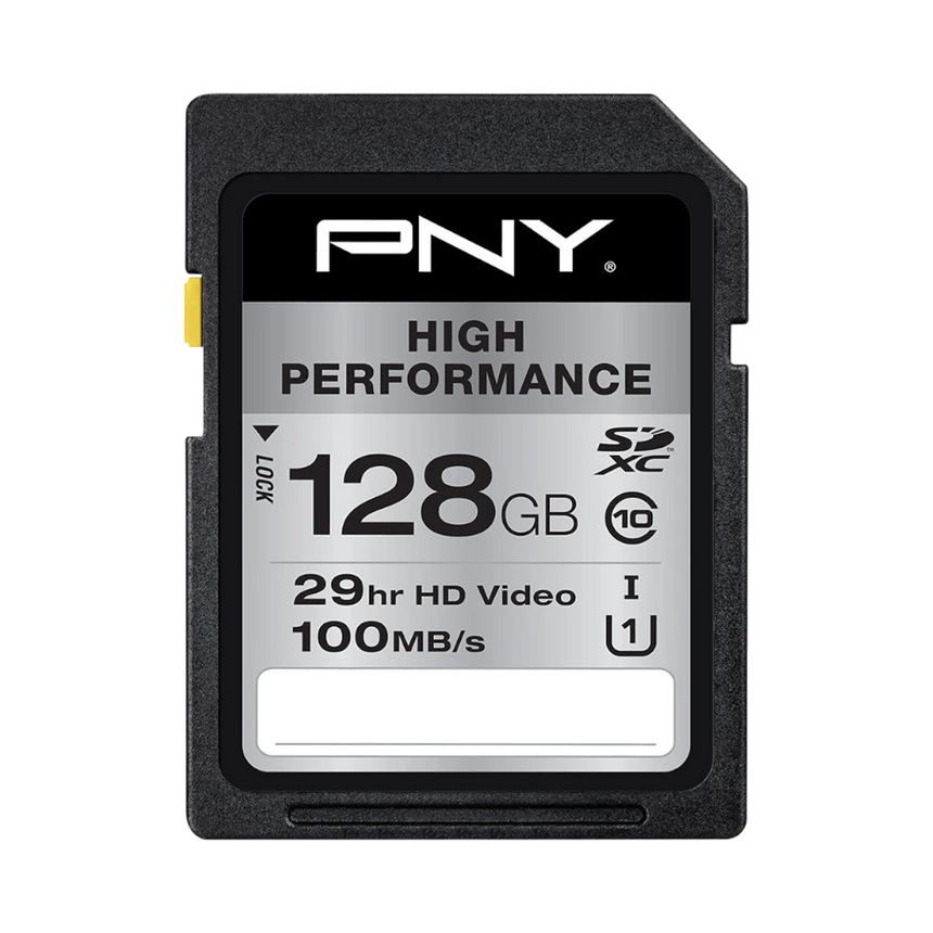 PNY High Performance 128GB UHS-I SDXC Memory Card (Class 10) — Being Shipped
