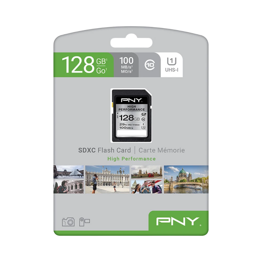 PNY High Performance 128GB UHS-I SDXC Memory Card (Class 10) — Being Shipped