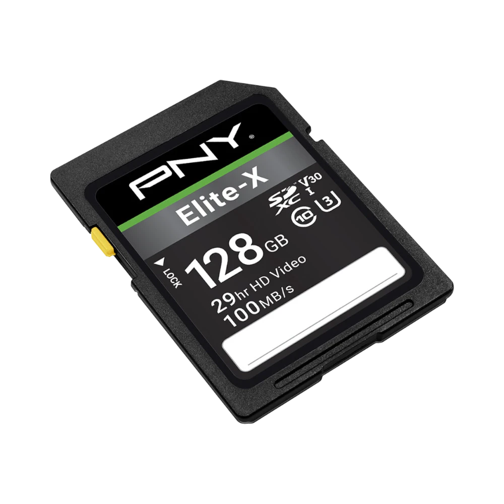 PNY Elite-X 128GB UHS-I SDXC Memory Card — Being Shipped
