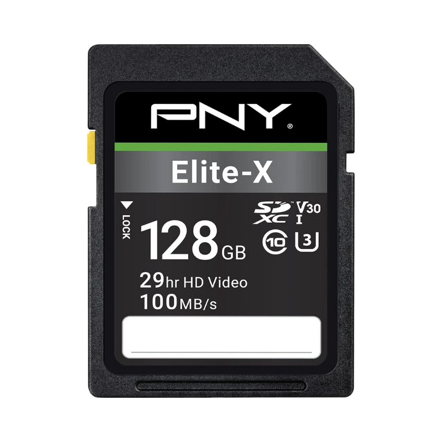 PNY Elite-X 128GB UHS-I SDXC Memory Card — Being Shipped