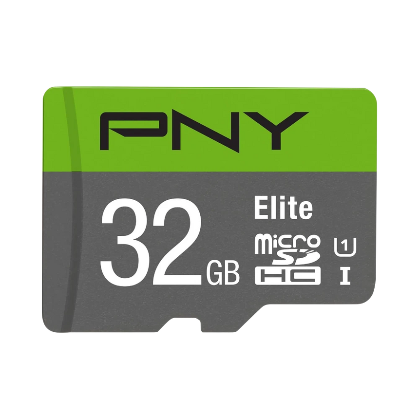 PNY Elite 32GB UHS-I microSDHC Memory Card with SD Adapter — Being Shipped