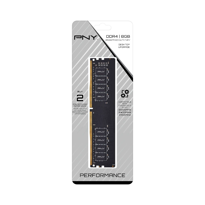PNY Performance 8GB DDR4 2666 MHz DIMM Memory Module — Being Shipped