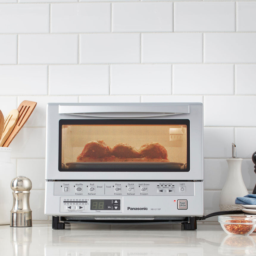 Panasonic FlashXpress 1300W Toaster Oven (Silver) — Being Shipped