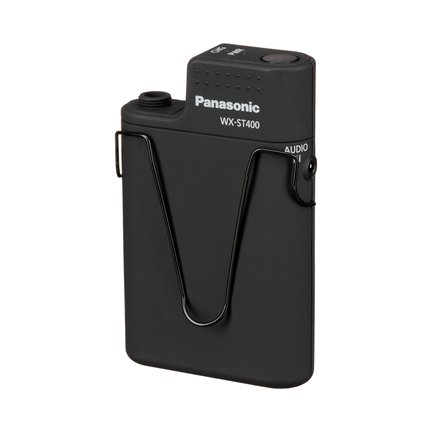 Panasonic WX-ST400 Bodypack DECT Wireless Transmitter with Cardioid Lavalier Mic (1.9 GHz) — Being Shipped