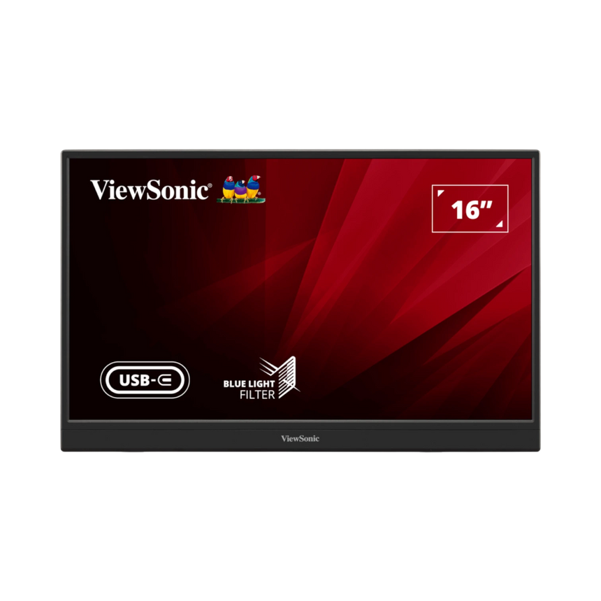 ViewSonic VA1653 16" IPS FHD Portable Monitor (USB-C, Mimi HDMI) — Being Shipped
