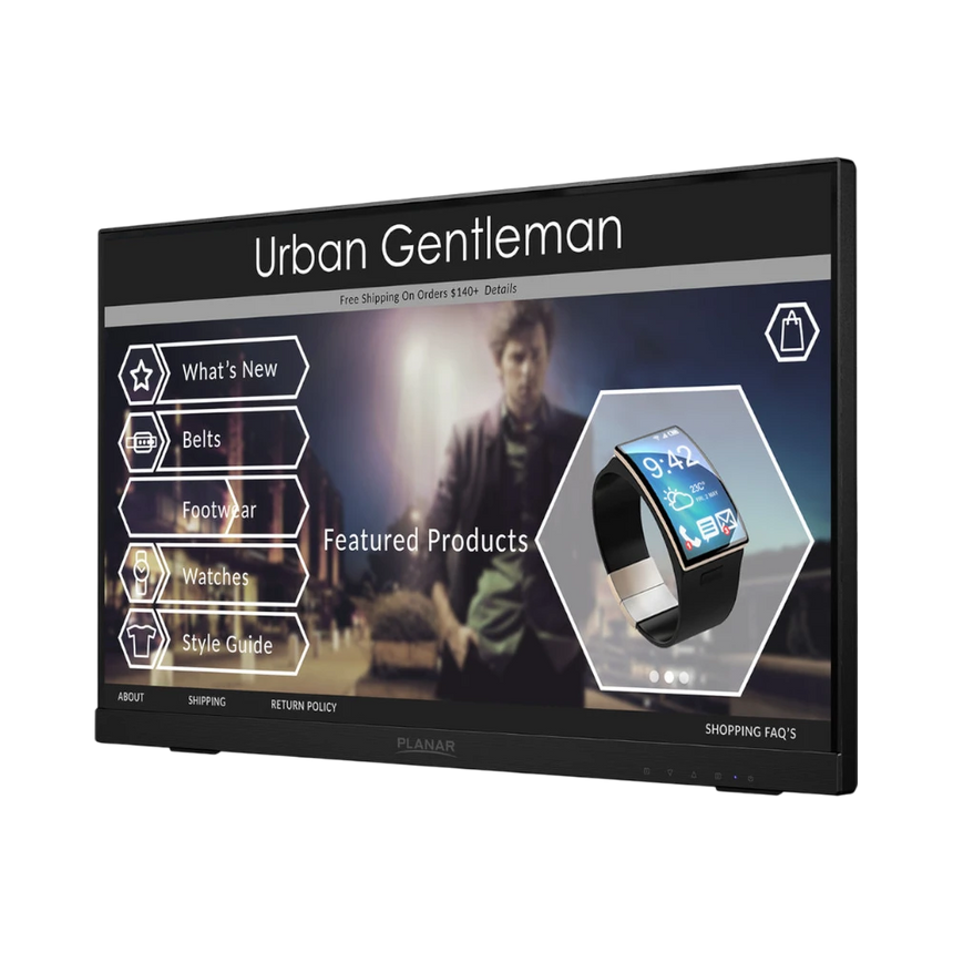 Planar Systems PCT2235 22" 16:9 60Hz FHD LCD Multi-Touch Monitor — Being Shipped